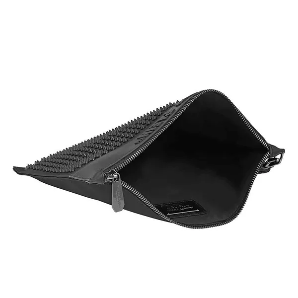Túi Cầm Tay Nam Philipp Plein Studded Minaudiere Hand Held Clutch Bag Màu Đen