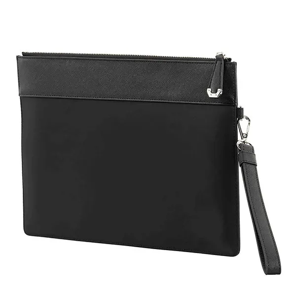 Túi Cầm Tay Philipp Plein Black Minudier Over Logo Clutch Màu Đen - Túi xách - Vua Hàng Hiệu