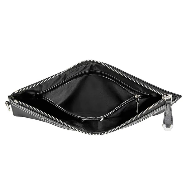 Túi Cầm Tay Philipp Plein Men's PP Logo Clutch Bag Màu Đen - Túi xách - Vua Hàng Hiệu