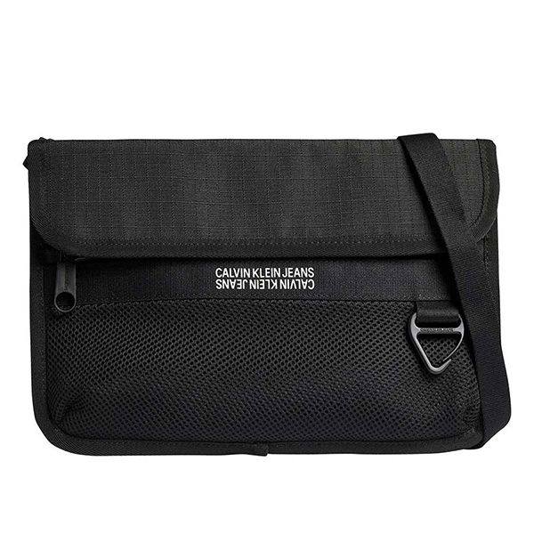 Túi Đeo Chéo Nam Calvin Klein CK Front Logo Shoulder Bag K50K507587 Màu Đen - 3