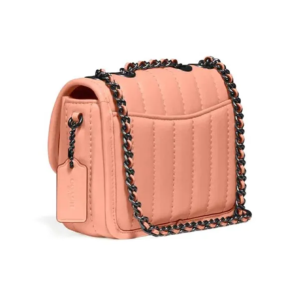 Túi Đeo Chéo Coach 4870 Madison Shoulder Bag 16 With Quilting Faded Blush Màu Hồng Phấn