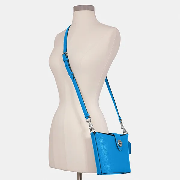 Túi Đeo Chéo Coach Addie Crossbody C2814 Màu Xanh Da Trời - Túi xách - Vua Hàng Hiệu