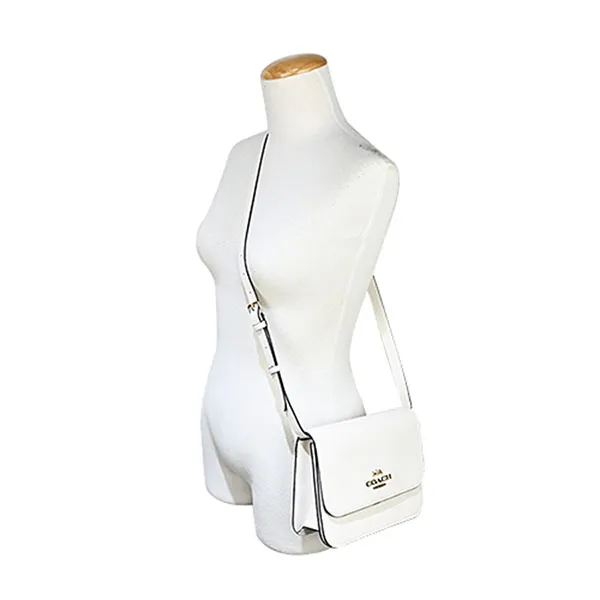 Túi Đeo Chéo Coach Brynn Flap Crossbody C5632 Màu Trắng