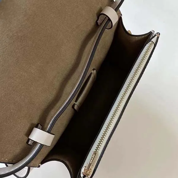 Túi Đeo Chéo Coach Brynn Flap Crossbody In Signature Canvas C5592 Màu Nâu Be