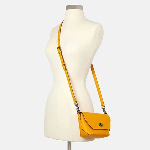 Túi Đeo Chéo Coach Karlee Crossbody C2815 Màu Vàng - Túi xách - Vua Hàng Hiệu