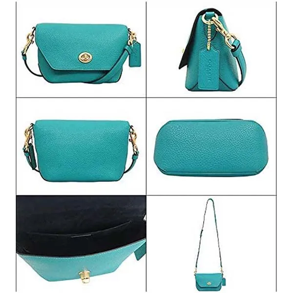 Túi Đeo Chéo Coach Karlee Crossbody C2815 Màu Xanh