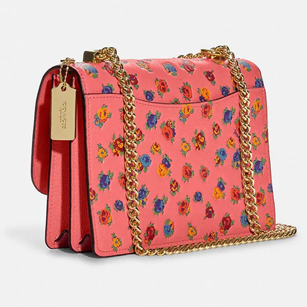 Túi Đeo Chéo Coach Klare Crossbody With Mini Vintage Rose Print Màu Hồng