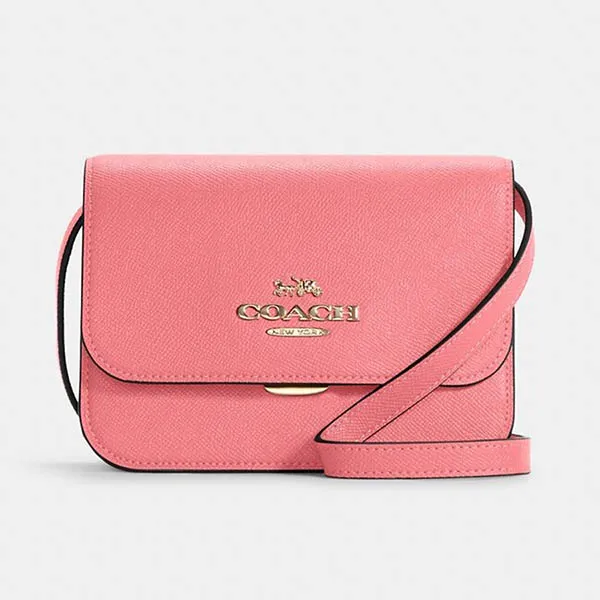 Túi Đeo Chéo Coach Mini Brynn Crossbody Màu Hồng Taffy