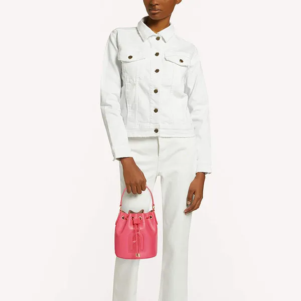 Túi Đeo Chéo Furla Bucket Bag Mini Shock G Pink Clio Màu Hồng