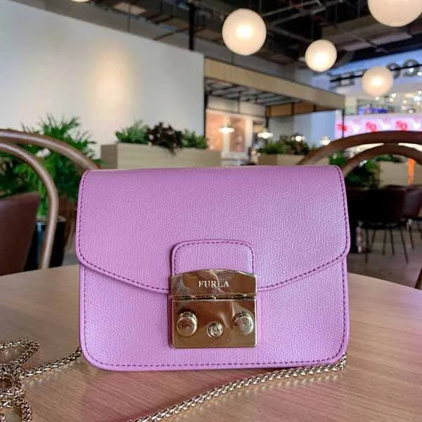 Túi Đeo Chéo Furla Metropolis Azalea Màu Hồng Tím - Túi xách - Vua Hàng Hiệu