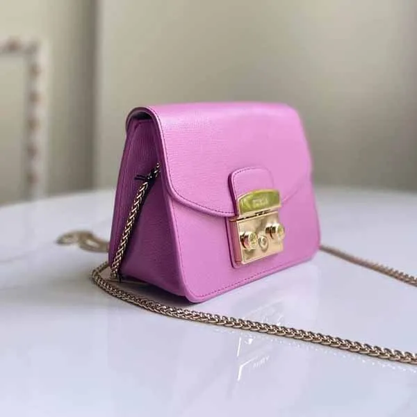 Túi Đeo Chéo Furla Metropolis Azalea Màu Hồng Tím - Túi xách - Vua Hàng Hiệu
