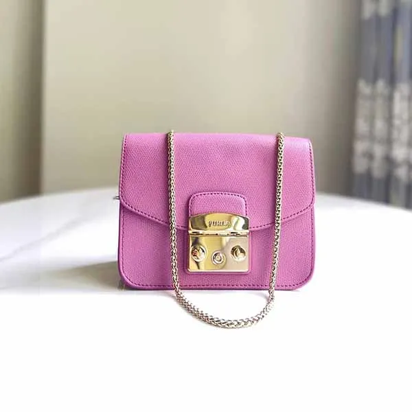 Túi Đeo Chéo Furla Metropolis Azalea Màu Hồng Tím - Túi xách - Vua Hàng Hiệu