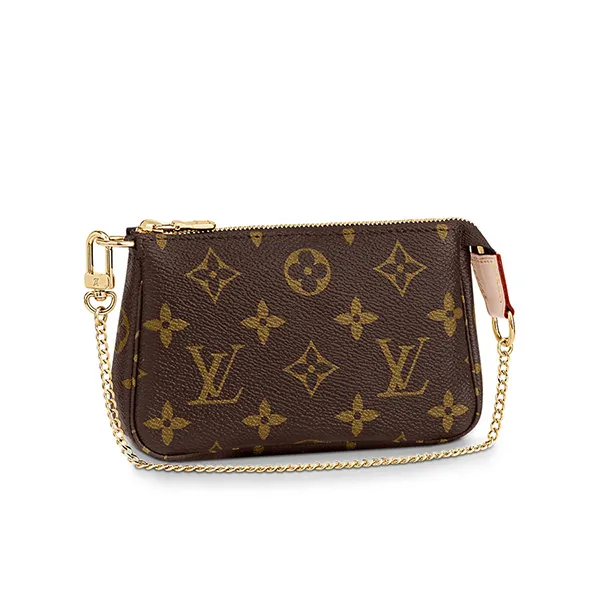 Túi Đeo Chéo Nữ Louis Vuitton LV Mini Pochette Accessoires M58009 Màu Nâu - Túi xách - Vua Hàng Hiệu