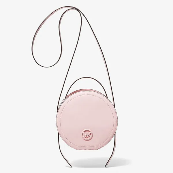Túi Đeo Chéo Michael Kors MK Aidy Medium Leather Canteen Crossbody Bag LT Pink 35S1GUWC2L Màu Hồng