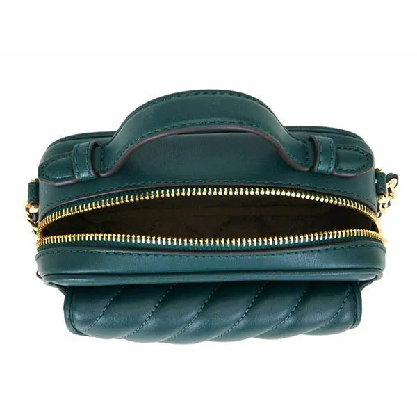 Túi Đeo Chéo Michael Kors MK Rose Small Top Handle Crossbody In Merlot 35F1GXOC5U Màu Xanh Green - Túi xách - Vua Hàng Hiệu