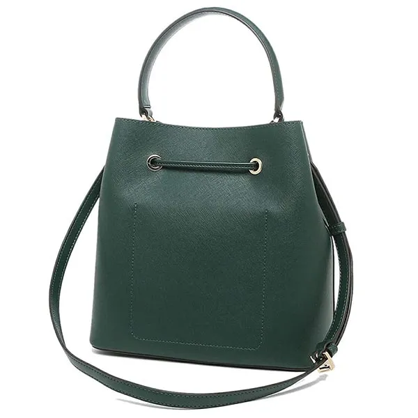 Túi Đeo Chéo Michael Kors MK Suri Large Tank Messenger Leather 35F0GU2M7T Màu Xanh Green Size 24 - Túi xách - Vua Hàng Hiệu