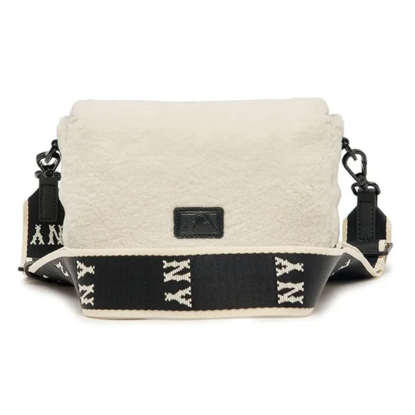 Túi Đeo Chéo MLB Basic Small Logo Fleecie Hoodie Bag New York Yankees 3ACRS1126-50CRS Màu Trắng