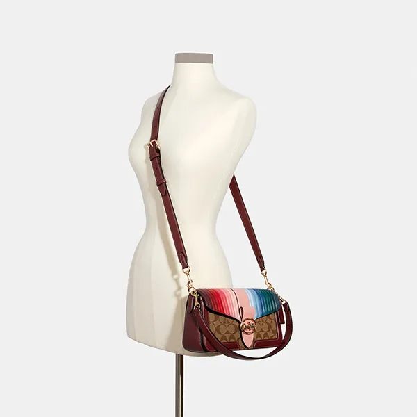Túi Đeo Vai Coach Georgie Shoulder Bag With Rainbow C1530 Phối Màu - Túi xách - Vua Hàng Hiệu