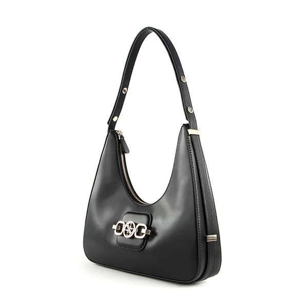 Túi Đeo Vai Guess Hensely Hobo Black Màu Đen - Túi xách - Vua Hàng Hiệu