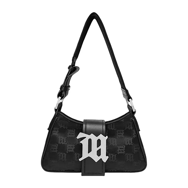 Túi Đeo Vai Misbhv Nylon Monogram Shoulder Bag Small Black Màu Đen - Túi xách - Vua Hàng Hiệu