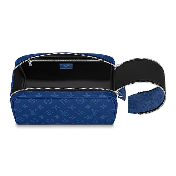 Túi Đựng Đồ Louis Vuitton LV Dopp Kit Toilet Pouch M30849 Màu Xanh Coban