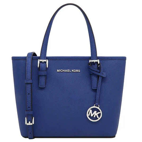 Túi Tote Michael Kors MK Zip Jet Set Travel Sapphire 35T9STVT0L Màu Xanh Navy