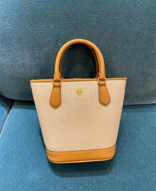 Túi Tote Tory Burch Women's Tote Bag, Brown And Beige Màu Be Phối Nâu - 1