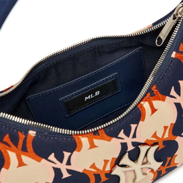 Túi Xách MLB Argyle Monogram Strap Bag Hobo New York Yankees 3ABQS072N-50NYD Phối Màu