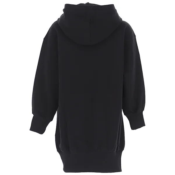 Váy Trẻ Em Moschino Kid Sweatshirt Dress With Logo HDV09R-LDA16 Màu Đen