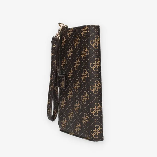 Ví Cầm Tay Guess Jeans ESG839057_Marrone Màu Nâu - Túi xách - Vua Hàng Hiệu