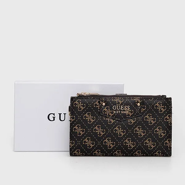 Ví Cầm Tay Guess Jeans ESG839057_Marrone Màu Nâu - Túi xách - Vua Hàng Hiệu