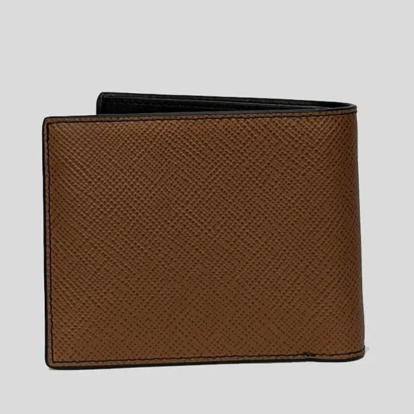 Ví Michael Kors MK Harrison Leather Billfold Wallet With Passcase 36U9LHRF6L Màu Nâu