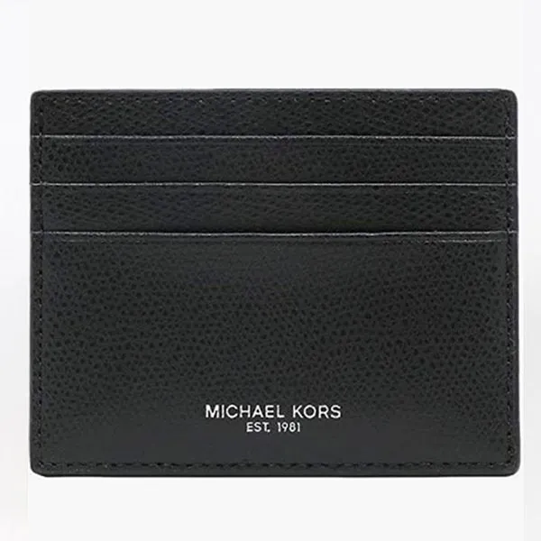 Mua Ví Michael Kors MK Slim Leather Holder Card Case Wallet Màu Đen - Michael  Kors - Mua tại Vua Hàng Hiệu h058617