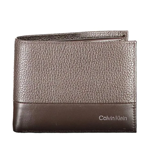 Ví Nam Calvin Klein CK K50K509180_MARRONE_BAW_UNI Màu Nâu - Túi xách - Vua Hàng Hiệu