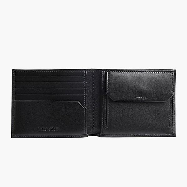 Ví Nam Calvin Klein CK Leather Billfold Wallet K50K508408 Màu Đen - 4