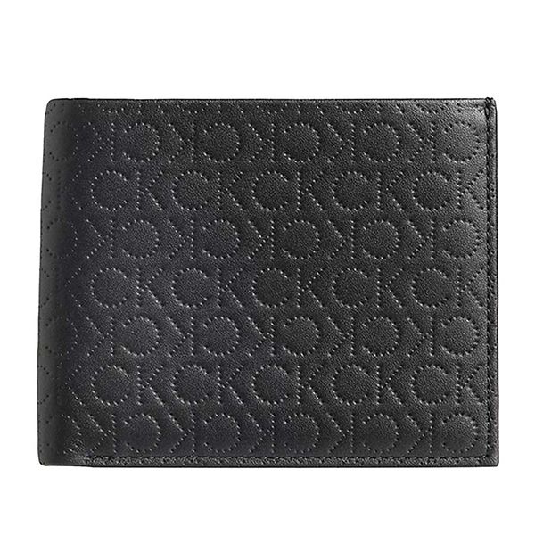 Ví Nam Calvin Klein CK Leather Billfold Wallet K50K508408 Màu Đen - 3