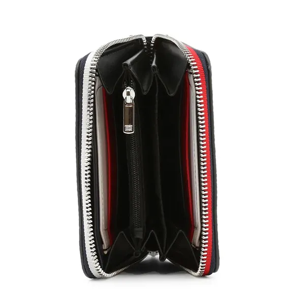 Ví Nữ Tommy Hilfiger Leather Wallet AW0AW12021 Nero Màu Đen