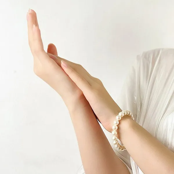 Vòng Đeo Tay Ngọc Trai Minh Hà Pearl Jewelry Màu Trắng - Trang sức - Vua Hàng Hiệu