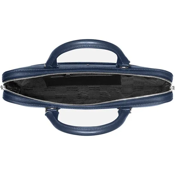 Cặp Montblanc Sartorial Ultra Slim Document Case 118690 Màu Xanh Blue - Túi xách - Vua Hàng Hiệu