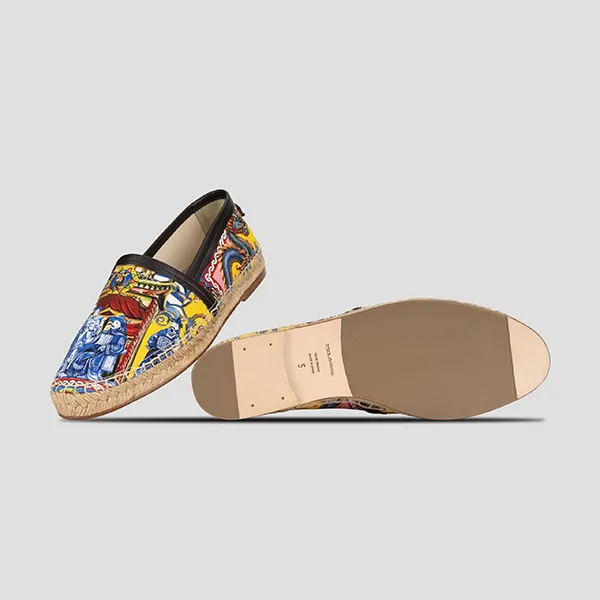 Giày Lười Dolce & Gabbana D&G A50033 AR737 Phối Màu
