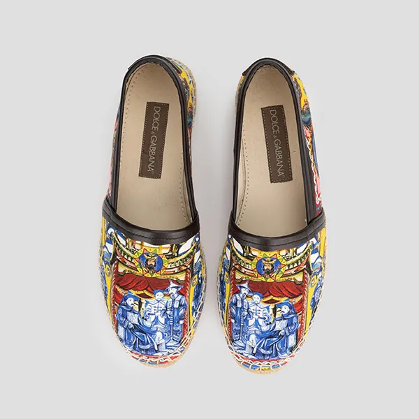 Giày Lười Dolce & Gabbana D&G A50033 AR737 Phối Màu