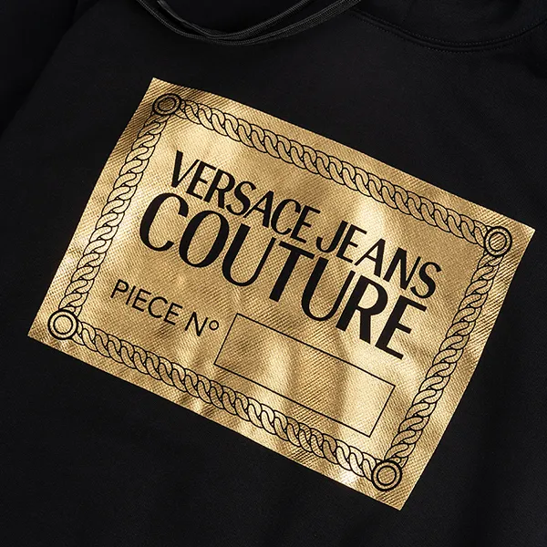 Áo Hoodie Versace Jeans Couture 73GAIG04 CF00G G89 Màu Đen - Thời trang - Vua Hàng Hiệu