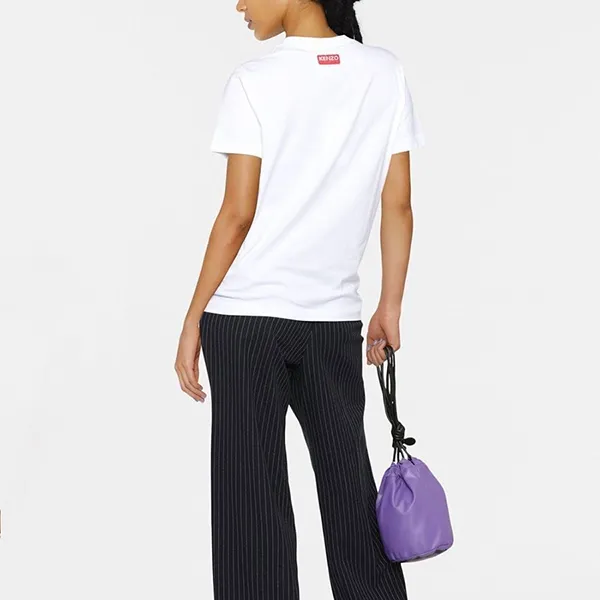 Áo Phông Kenzo Paris Loose T-Shirt FC62TS0074SO 01 Màu Trắng Size S
