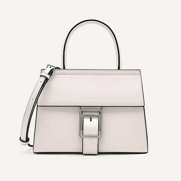 Túi Đeo Chéo Nữ Pedro Brno Top Handle Bag 55060019 Chalk Màu Trắng
