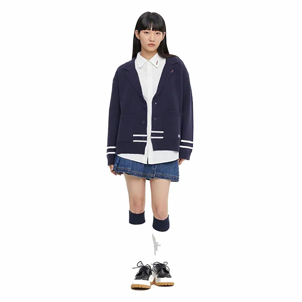 Áo Cardigan Romantic Crown Màu Xanh Navy - Thời trang - Vua Hàng Hiệu