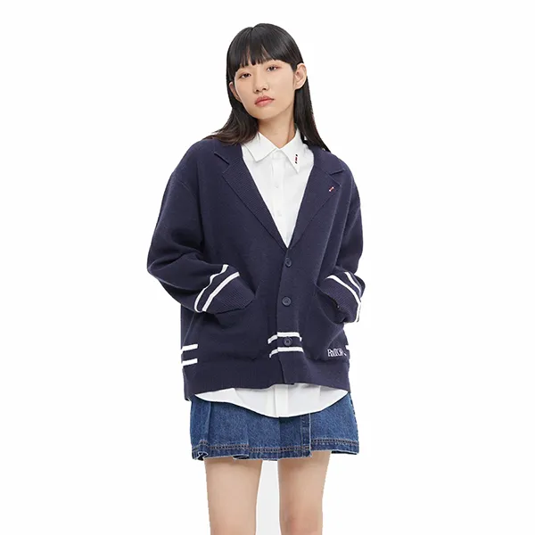 Áo Cardigan Romantic Crown Màu Xanh Navy - Thời trang - Vua Hàng Hiệu