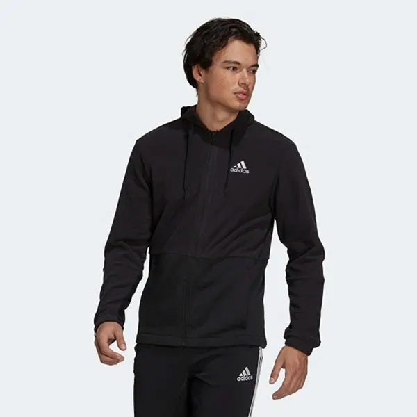 Áo Hoodie Adidas Q4 BLUV FZ HD GV5297 Màu Đen