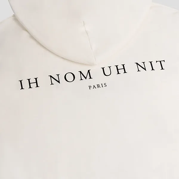 Áo Hoodie Ih Nom Uh Nit White Graphic Printed NUW22226 081 Màu Trắng Size XS - Thời trang - Vua Hàng Hiệu