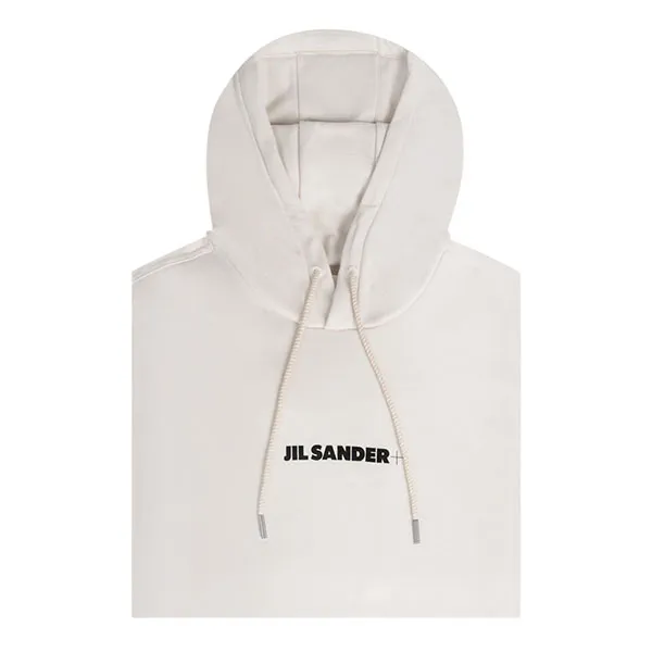 Áo Hoodie Jil Sander Logo Print In White J47GU0002 J45050 102 Màu Trắng Size S - Thời trang - Vua Hàng Hiệu