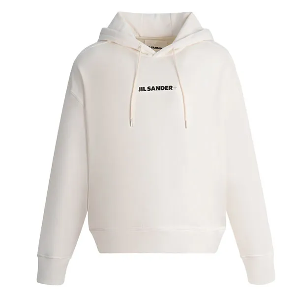 Áo Hoodie Jil Sander Logo Print In White J47GU0002 J45050 102 Màu Trắng Size S - Thời trang - Vua Hàng Hiệu